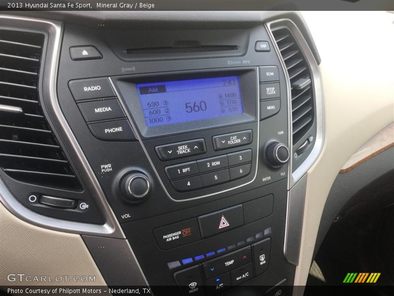 Mineral Gray / Beige 2013 Hyundai Santa Fe Sport