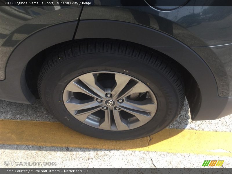 Mineral Gray / Beige 2013 Hyundai Santa Fe Sport