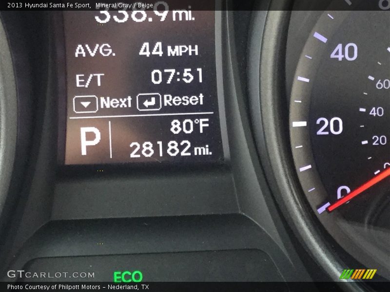 Mineral Gray / Beige 2013 Hyundai Santa Fe Sport