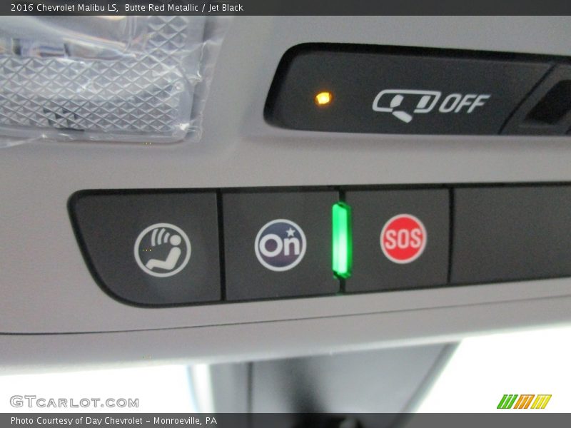 Butte Red Metallic / Jet Black 2016 Chevrolet Malibu LS