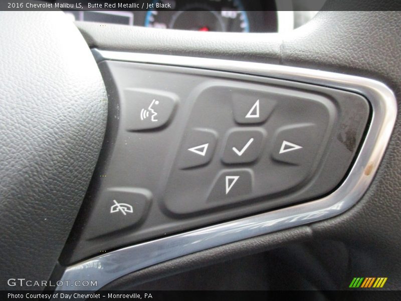 Butte Red Metallic / Jet Black 2016 Chevrolet Malibu LS