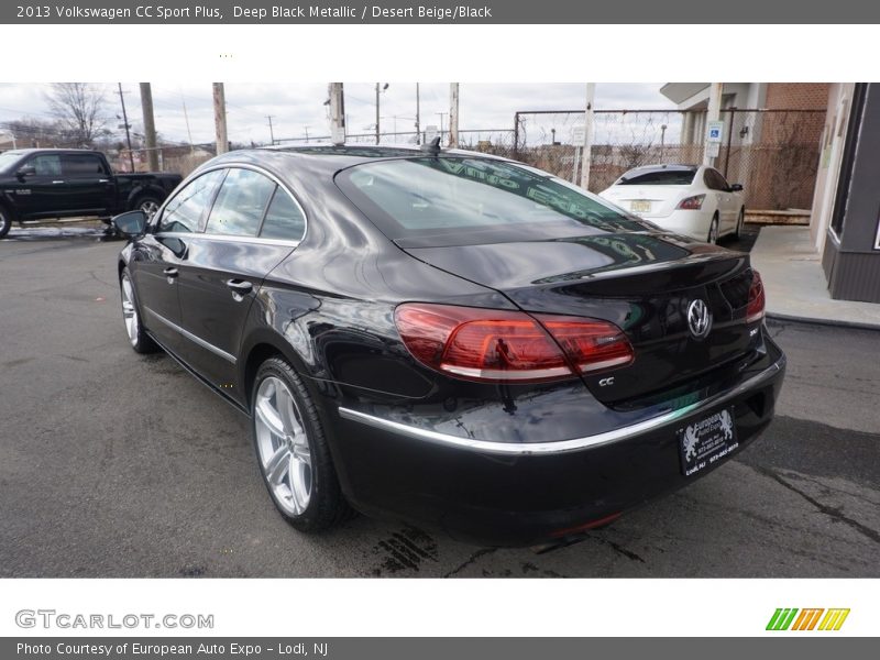 Deep Black Metallic / Desert Beige/Black 2013 Volkswagen CC Sport Plus