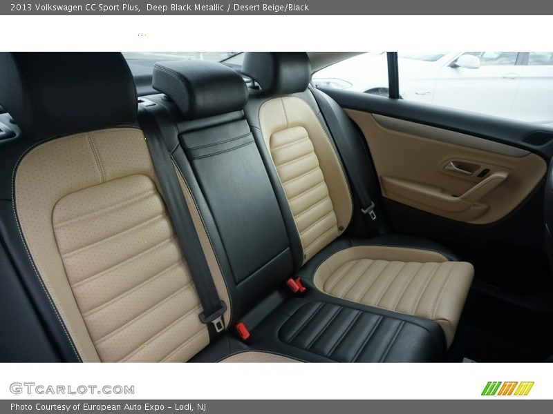 Deep Black Metallic / Desert Beige/Black 2013 Volkswagen CC Sport Plus