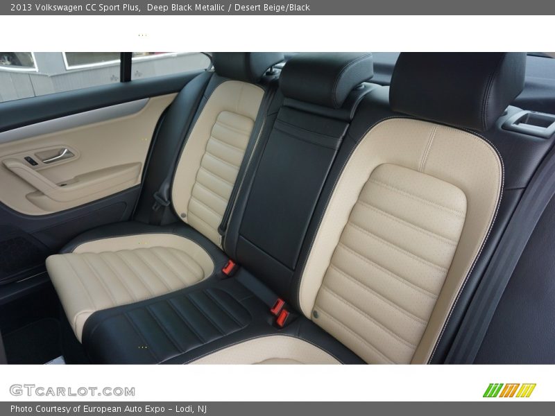 Deep Black Metallic / Desert Beige/Black 2013 Volkswagen CC Sport Plus