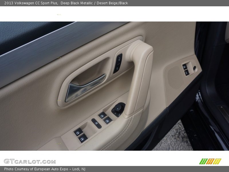 Deep Black Metallic / Desert Beige/Black 2013 Volkswagen CC Sport Plus
