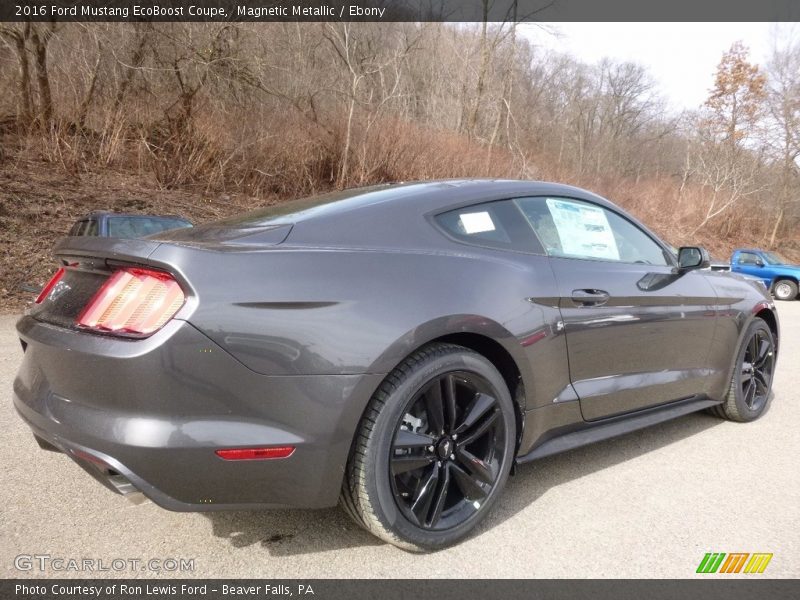 Magnetic Metallic / Ebony 2016 Ford Mustang EcoBoost Coupe