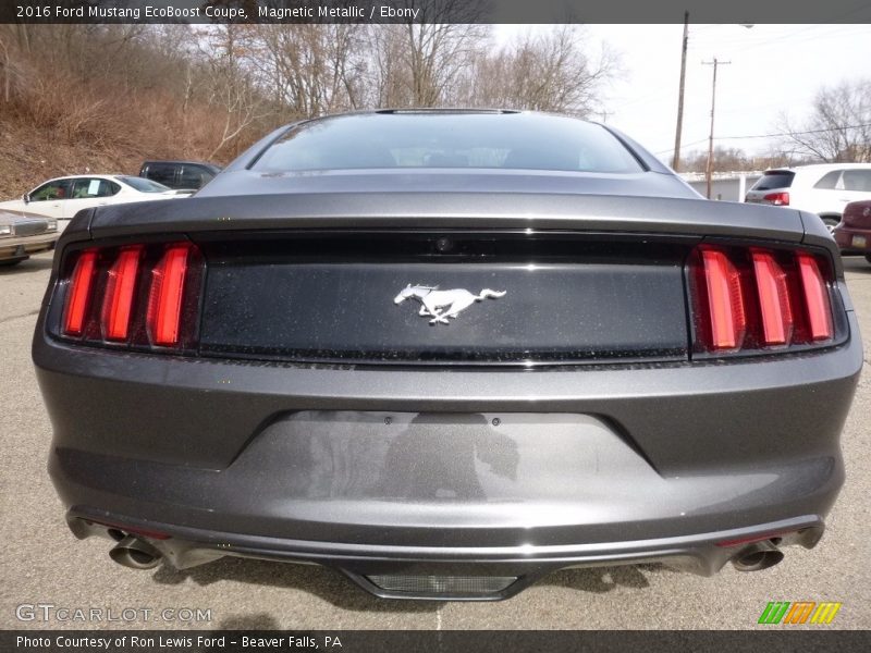 Magnetic Metallic / Ebony 2016 Ford Mustang EcoBoost Coupe