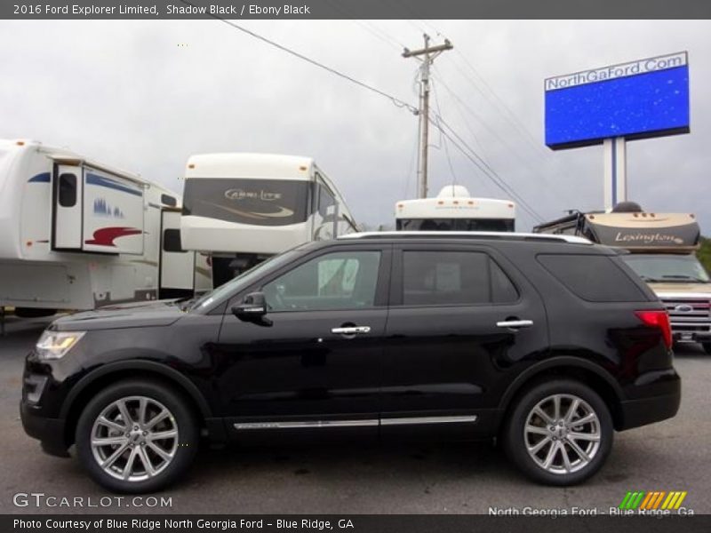 Shadow Black / Ebony Black 2016 Ford Explorer Limited