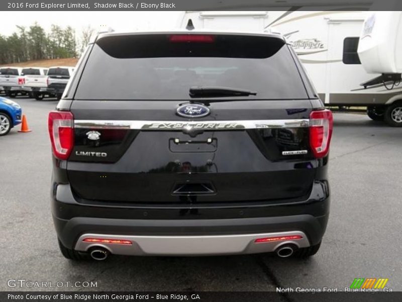 Shadow Black / Ebony Black 2016 Ford Explorer Limited
