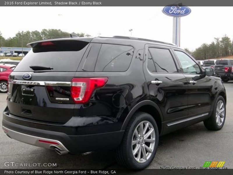 Shadow Black / Ebony Black 2016 Ford Explorer Limited