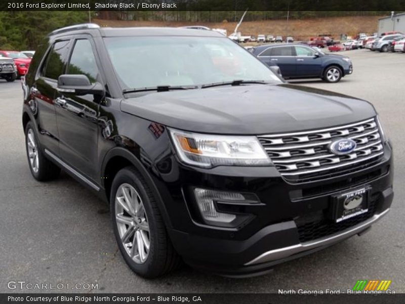 Shadow Black / Ebony Black 2016 Ford Explorer Limited