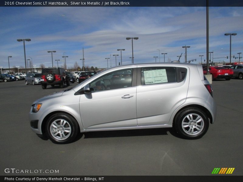  2016 Sonic LT Hatchback Silver Ice Metallic