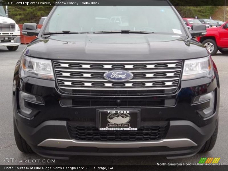 Shadow Black / Ebony Black 2016 Ford Explorer Limited