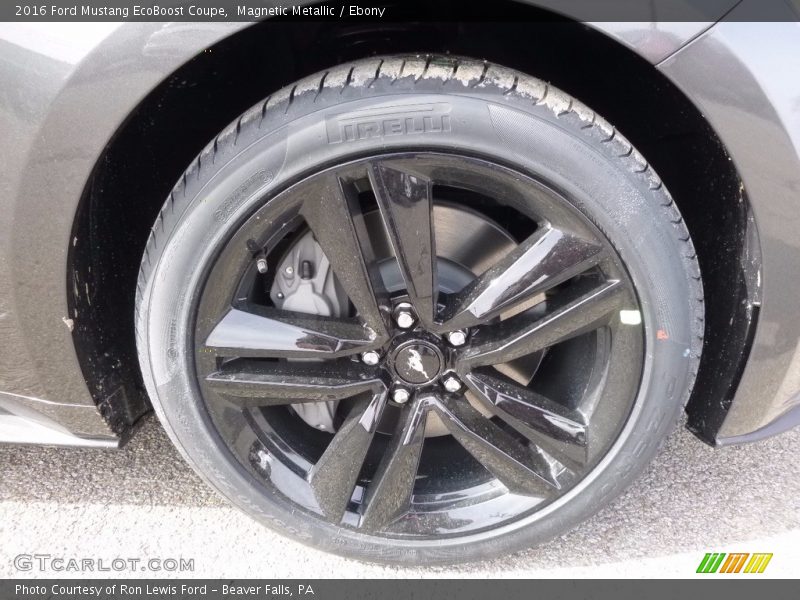 Magnetic Metallic / Ebony 2016 Ford Mustang EcoBoost Coupe