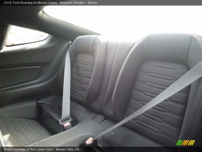 Magnetic Metallic / Ebony 2016 Ford Mustang EcoBoost Coupe
