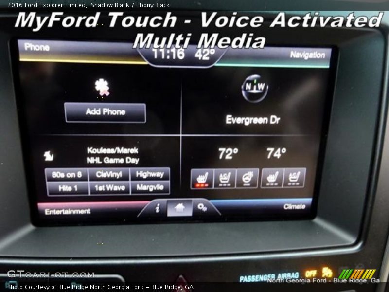 Shadow Black / Ebony Black 2016 Ford Explorer Limited
