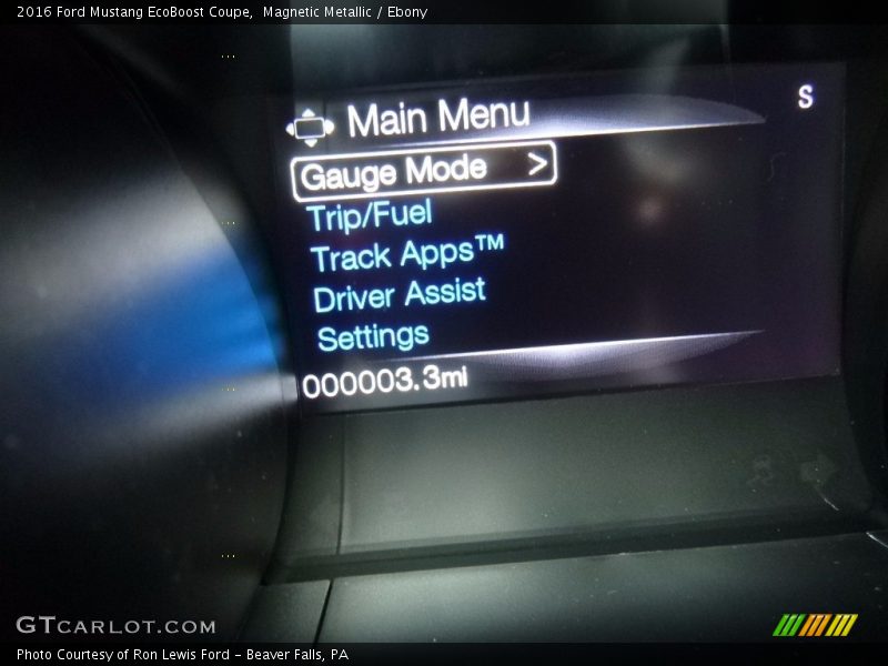 Magnetic Metallic / Ebony 2016 Ford Mustang EcoBoost Coupe
