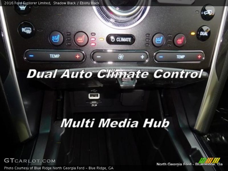 Shadow Black / Ebony Black 2016 Ford Explorer Limited