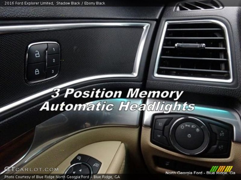 Shadow Black / Ebony Black 2016 Ford Explorer Limited
