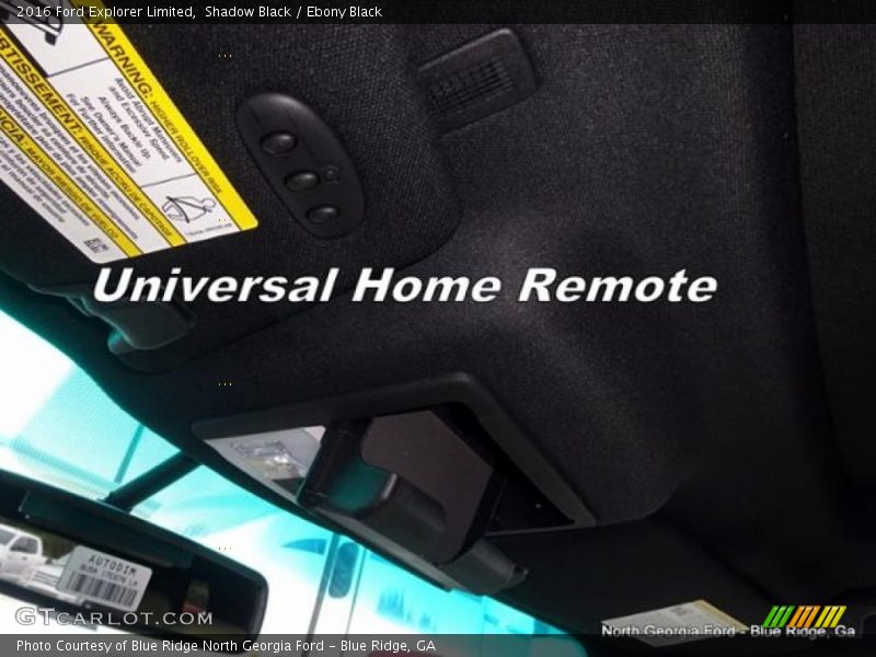 Shadow Black / Ebony Black 2016 Ford Explorer Limited