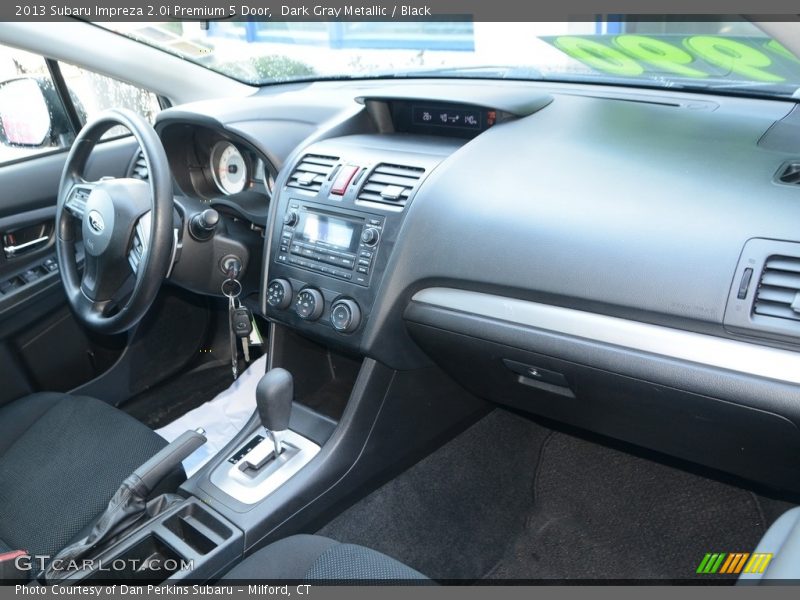 Dark Gray Metallic / Black 2013 Subaru Impreza 2.0i Premium 5 Door