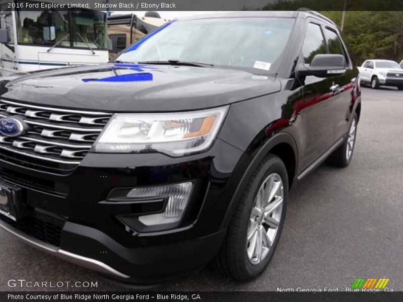 Shadow Black / Ebony Black 2016 Ford Explorer Limited