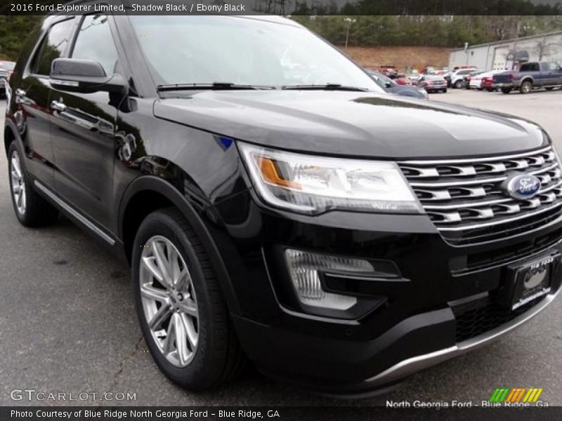 Shadow Black / Ebony Black 2016 Ford Explorer Limited