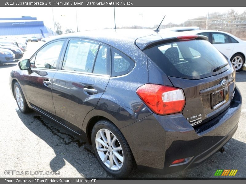 Dark Gray Metallic / Black 2013 Subaru Impreza 2.0i Premium 5 Door