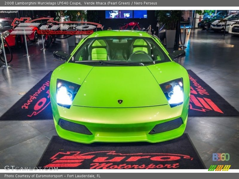 Verde Ithaca (Pearl Green) / Nero Perseus 2008 Lamborghini Murcielago LP640 Coupe