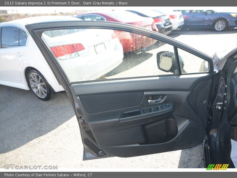 Dark Gray Metallic / Black 2013 Subaru Impreza 2.0i Premium 5 Door