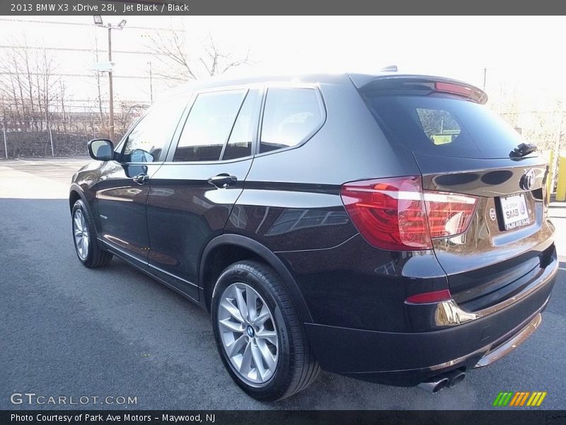 Jet Black / Black 2013 BMW X3 xDrive 28i