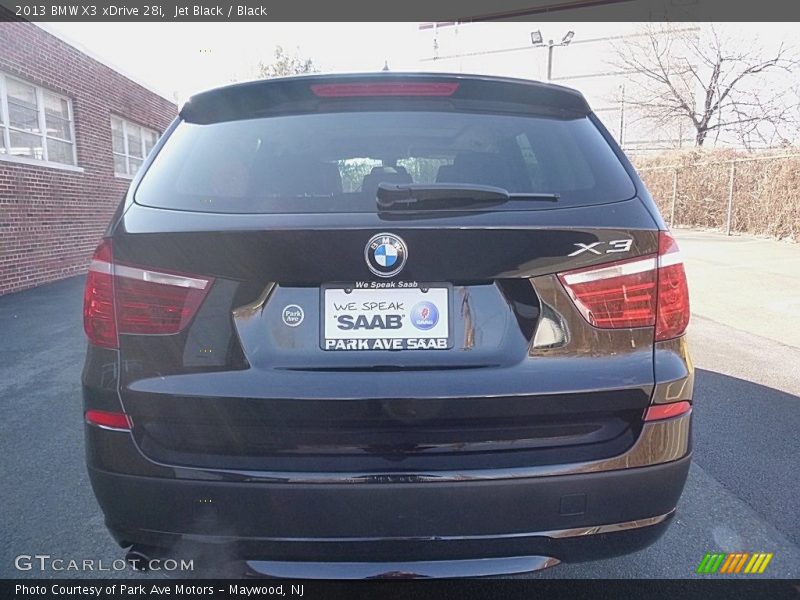 Jet Black / Black 2013 BMW X3 xDrive 28i