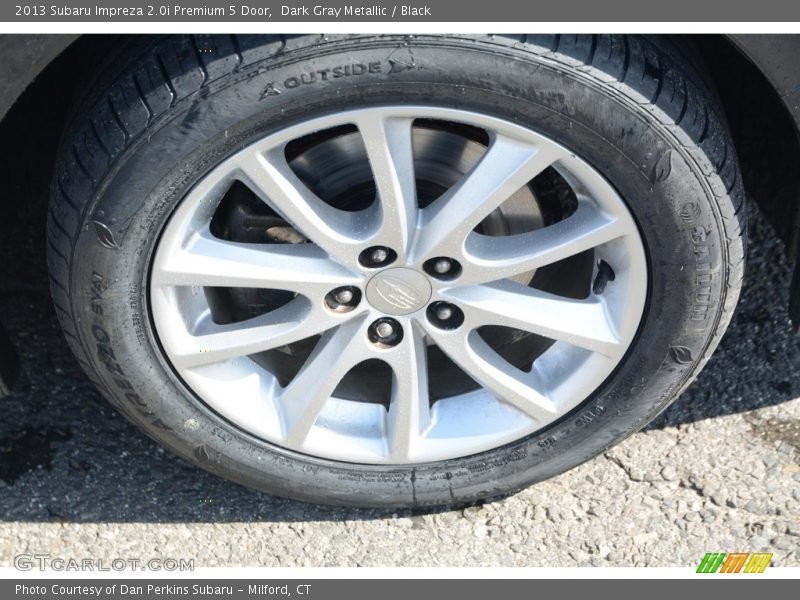 Dark Gray Metallic / Black 2013 Subaru Impreza 2.0i Premium 5 Door