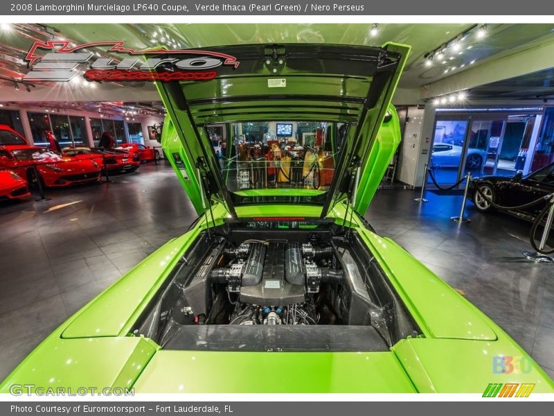 Verde Ithaca (Pearl Green) / Nero Perseus 2008 Lamborghini Murcielago LP640 Coupe