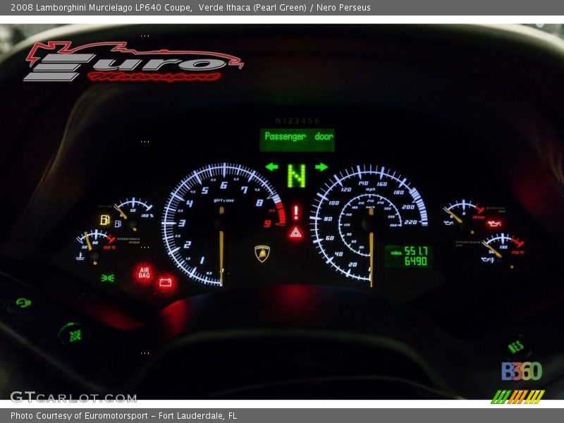 Verde Ithaca (Pearl Green) / Nero Perseus 2008 Lamborghini Murcielago LP640 Coupe