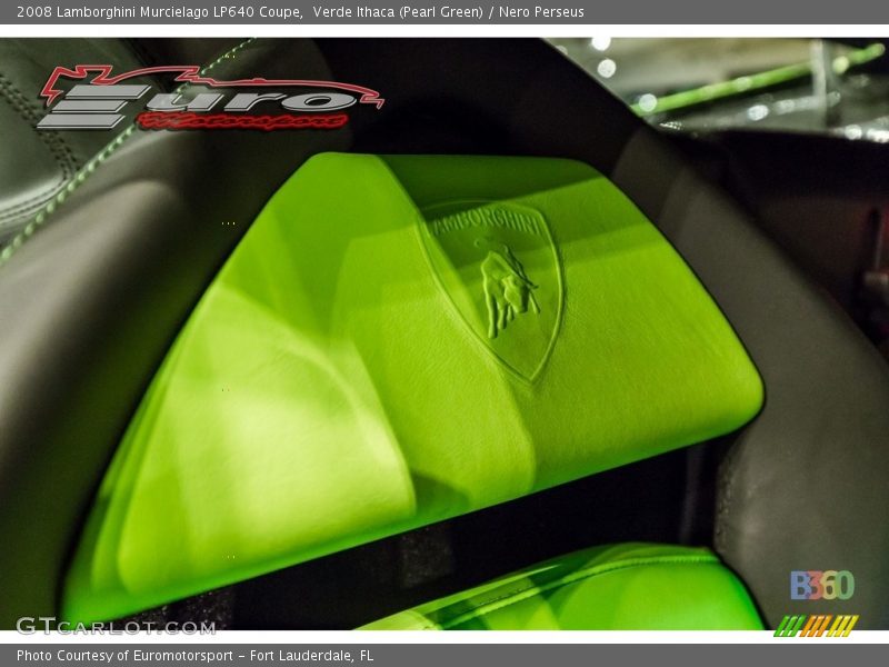 Verde Ithaca (Pearl Green) / Nero Perseus 2008 Lamborghini Murcielago LP640 Coupe
