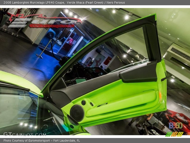 Verde Ithaca (Pearl Green) / Nero Perseus 2008 Lamborghini Murcielago LP640 Coupe