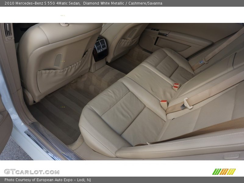 Diamond White Metallic / Cashmere/Savanna 2010 Mercedes-Benz S 550 4Matic Sedan