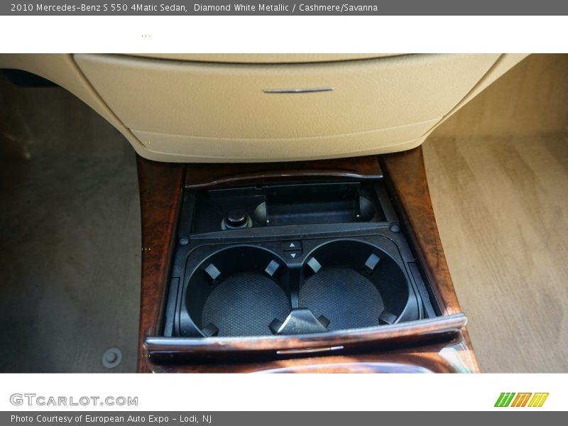 Diamond White Metallic / Cashmere/Savanna 2010 Mercedes-Benz S 550 4Matic Sedan