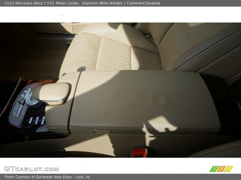 Diamond White Metallic / Cashmere/Savanna 2010 Mercedes-Benz S 550 4Matic Sedan