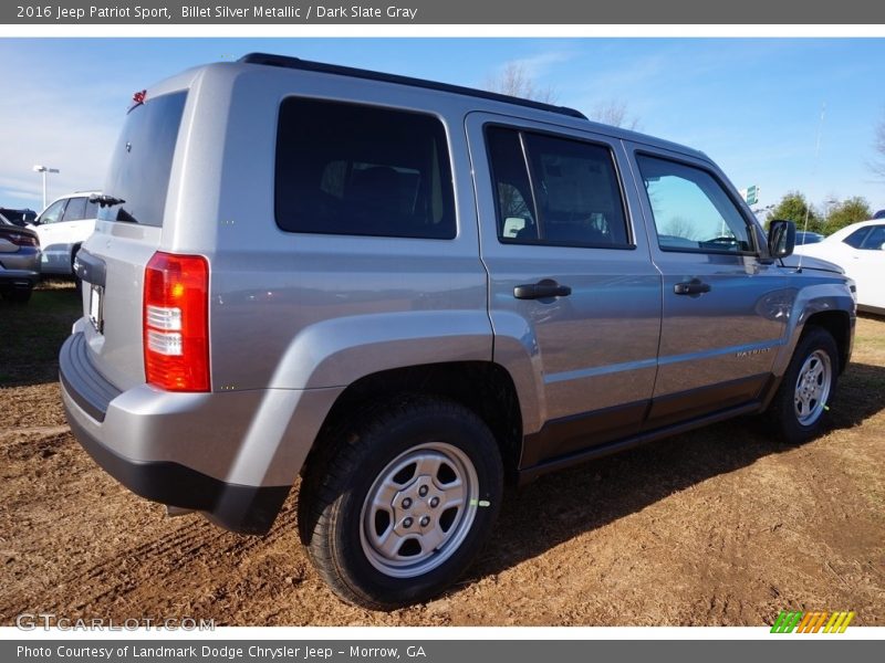 Billet Silver Metallic / Dark Slate Gray 2016 Jeep Patriot Sport