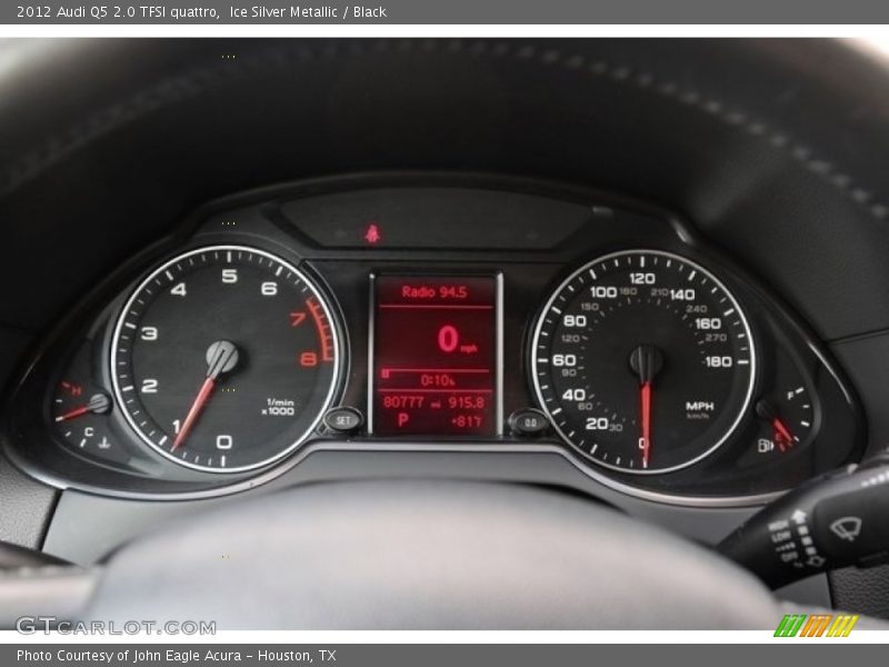 Ice Silver Metallic / Black 2012 Audi Q5 2.0 TFSI quattro