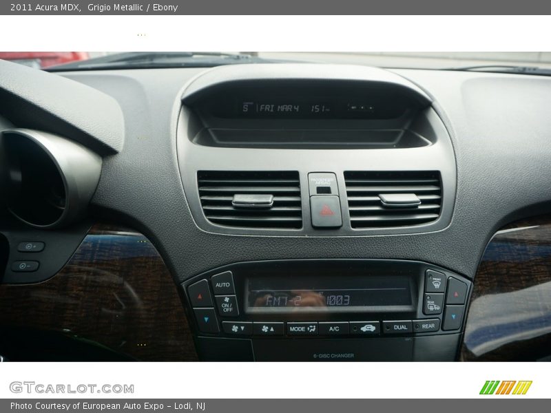 Grigio Metallic / Ebony 2011 Acura MDX