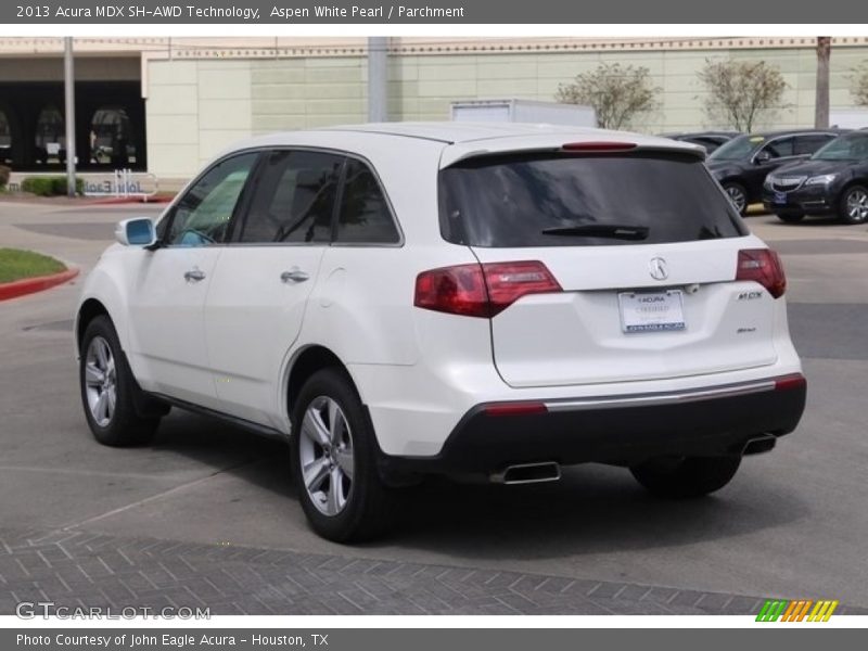 Aspen White Pearl / Parchment 2013 Acura MDX SH-AWD Technology