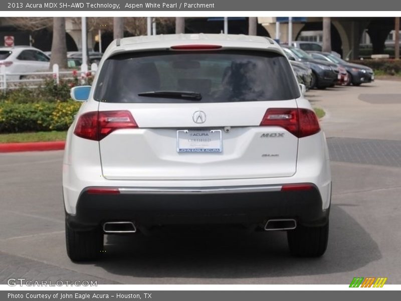 Aspen White Pearl / Parchment 2013 Acura MDX SH-AWD Technology