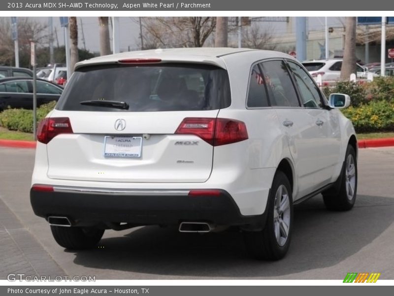 Aspen White Pearl / Parchment 2013 Acura MDX SH-AWD Technology