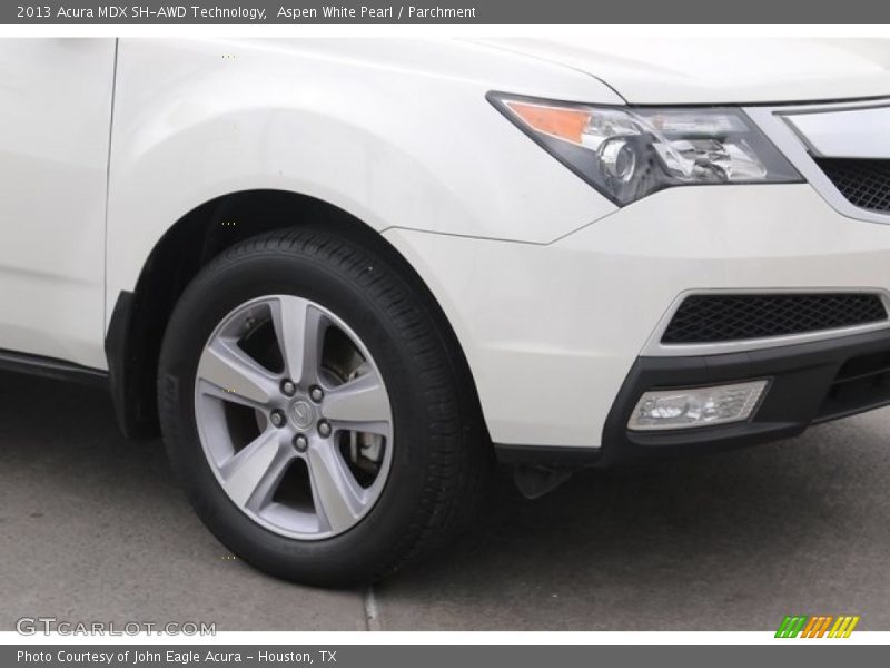 Aspen White Pearl / Parchment 2013 Acura MDX SH-AWD Technology