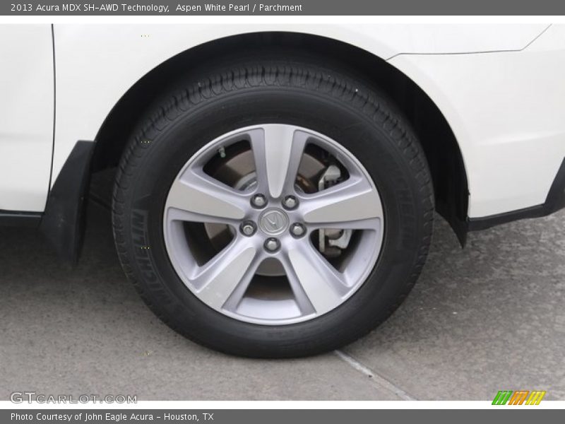 Aspen White Pearl / Parchment 2013 Acura MDX SH-AWD Technology