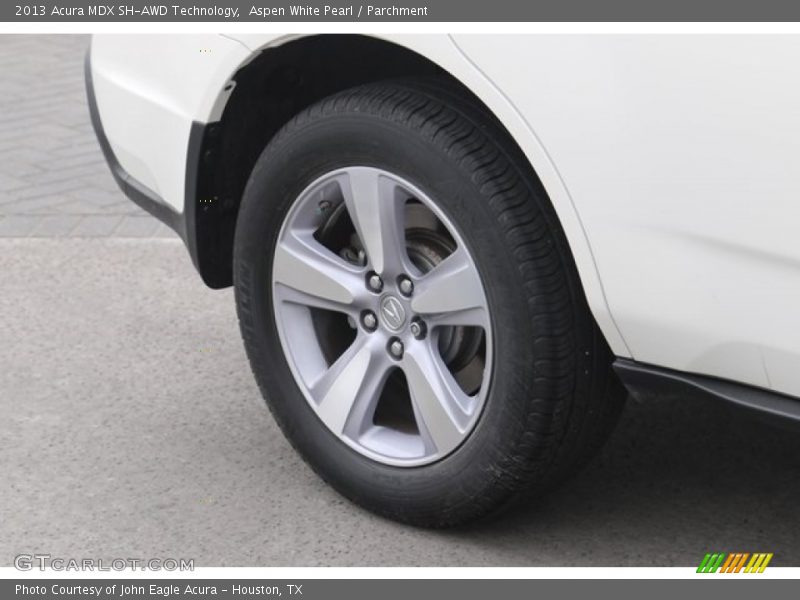 Aspen White Pearl / Parchment 2013 Acura MDX SH-AWD Technology