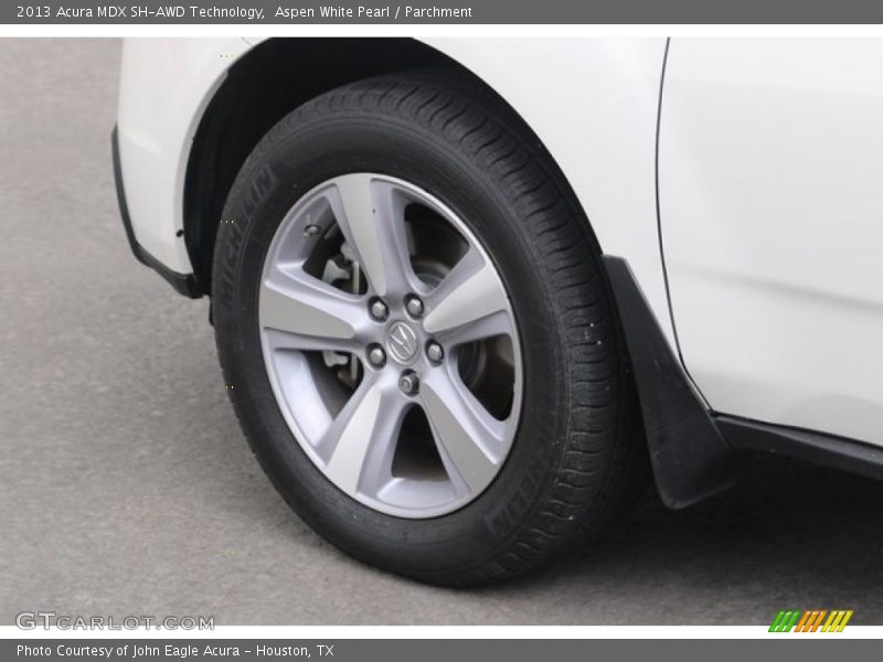 Aspen White Pearl / Parchment 2013 Acura MDX SH-AWD Technology